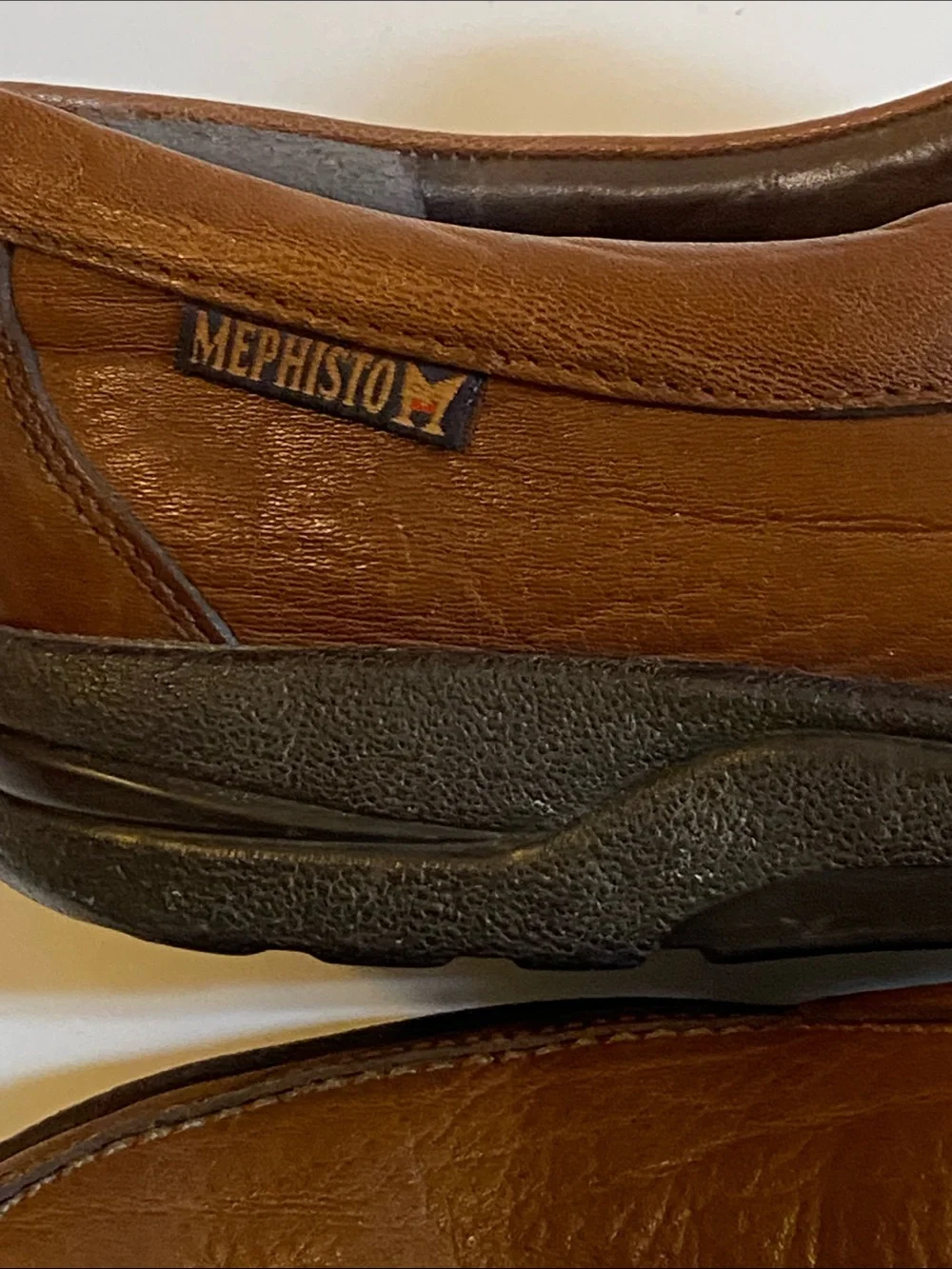Mephisto Brown Leather Slip-On Comfort Loafers by Sz US 9 EUR 8.5 /30173255005